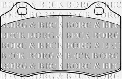 BORG & BECK bbp1823 -  Комплект тормозных колодок, дисковый тормоз